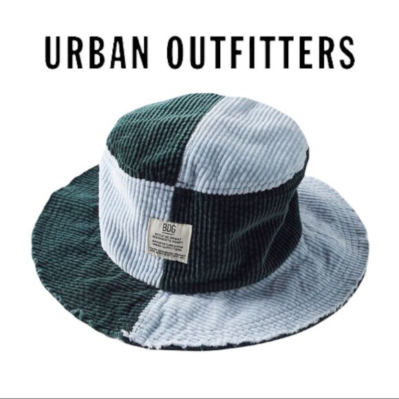 NEW BDG Urban Outfitters UO Patchwork Corduroy Bucket Hat - Picture 1 of 2